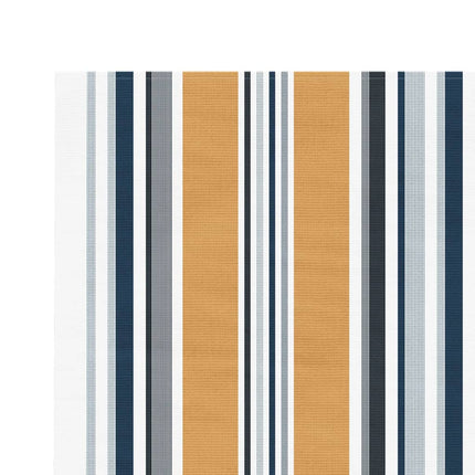 udskiftningsdug til markise 380x295 cm polyester orange og blå