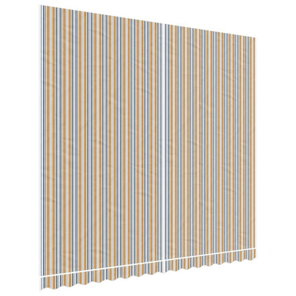 udskiftningsdug til markise 380x345 cm polyester orange og blå