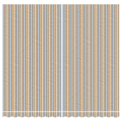 udskiftningsdug til markise 380x345 cm polyester orange og blå