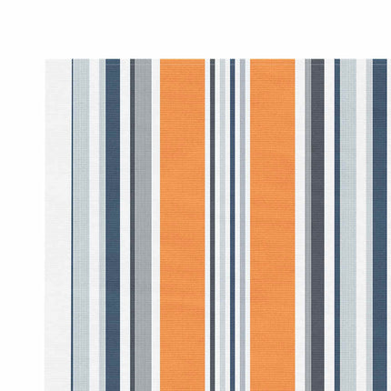 udskiftningsdug til markise 430x345 cm polyester orange og blå