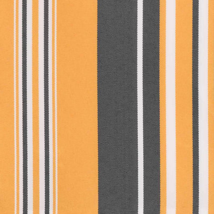 udskiftningsdug til markise 4x3,5 m polyester orange og sort