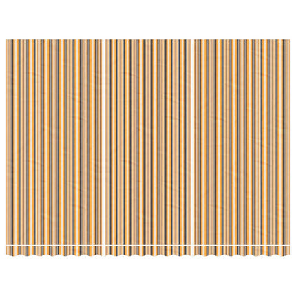 udskiftningsdug til markise 480x345 cm polyester orange og sort