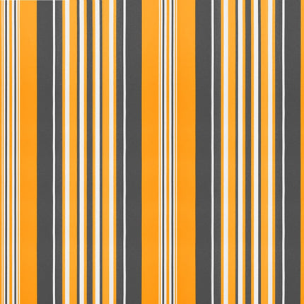 udskiftningsdug til markise 480x345 cm polyester orange og sort