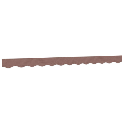 volant til markisedug 280x20 cm stribet brun