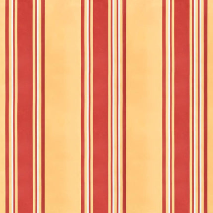 volant til markisedug 280x20 cm stribet gul og orange
