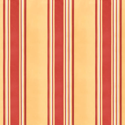 volant til markisedug 380x20 cm stribet gul og orange