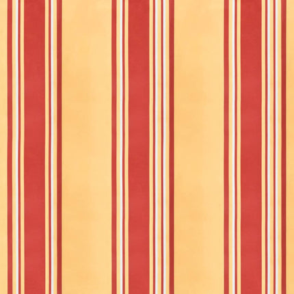volant til markisedug 480x20 cm stribet gul og orange