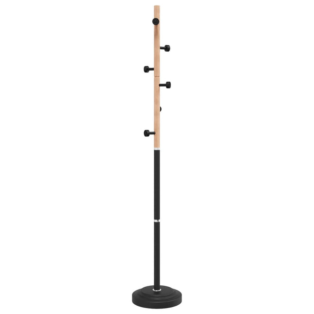 stumtjener 177 cm pulverlakeret jern sort