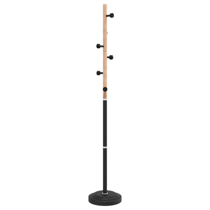 stumtjener 177 cm pulverlakeret jern sort