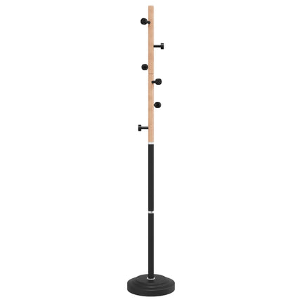 stumtjener 177 cm pulverlakeret jern sort