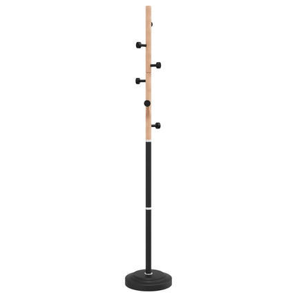 stumtjener 177 cm pulverlakeret jern sort