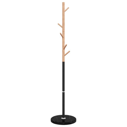 stumtjener 172 cm pulverlakeret jern sort