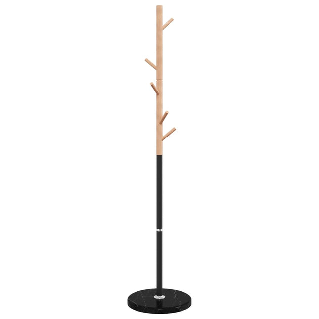 stumtjener 172 cm pulverlakeret jern sort
