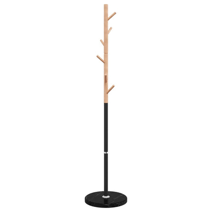stumtjener 172 cm pulverlakeret jern sort