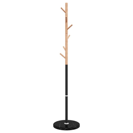 stumtjener 172 cm pulverlakeret jern sort