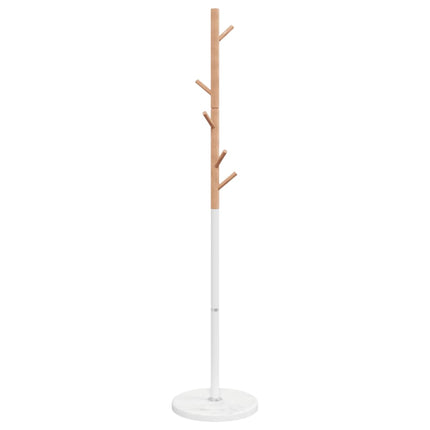 stumtjener 172 cm pulverlakeret jern hvid