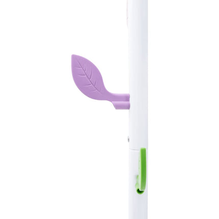 stumtjener 172 cm pulverlakeret jern hvid