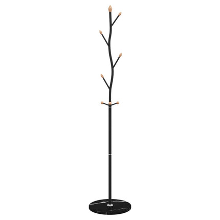 stumtjener 177 cm pulverlakeret jern sort