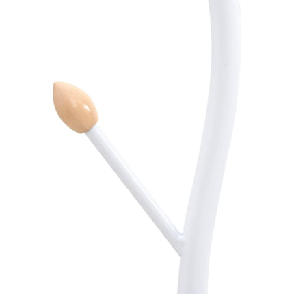 stumtjener 177 cm pulverlakeret jern hvid