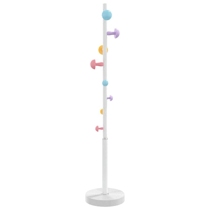 stumtjener 172 cm pulverlakeret jern hvid