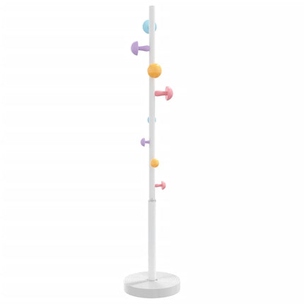 stumtjener 172 cm pulverlakeret jern hvid