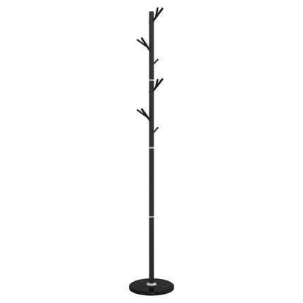 stumtjener 175 cm pulverlakeret jern sort