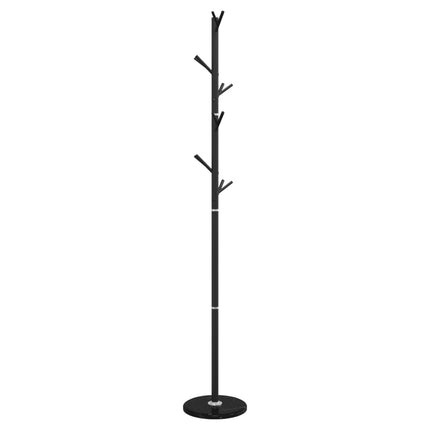 stumtjener 175 cm pulverlakeret jern sort