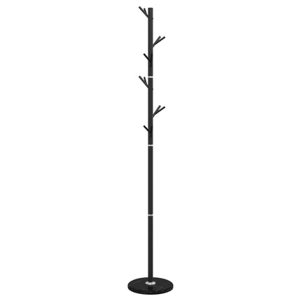 stumtjener 175 cm pulverlakeret jern sort