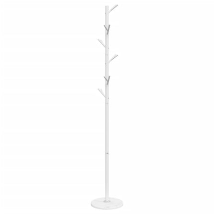 stumtjener 175 cm pulverlakeret jern hvid
