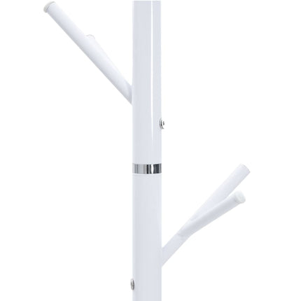 stumtjener 175 cm pulverlakeret jern hvid