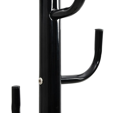 stumtjener 183 cm pulverlakeret jern sort