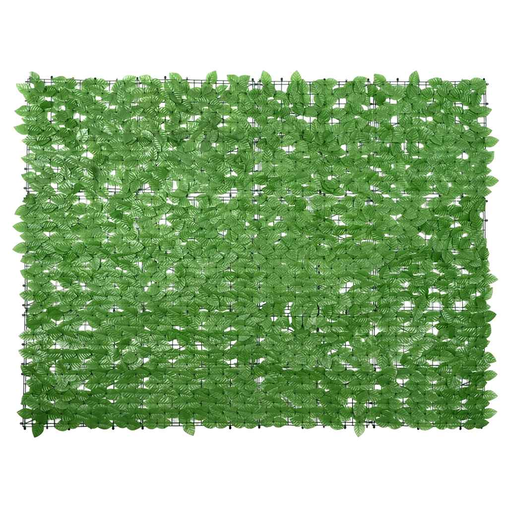 altanafskærmning 200x150 cm grønne blade billede
