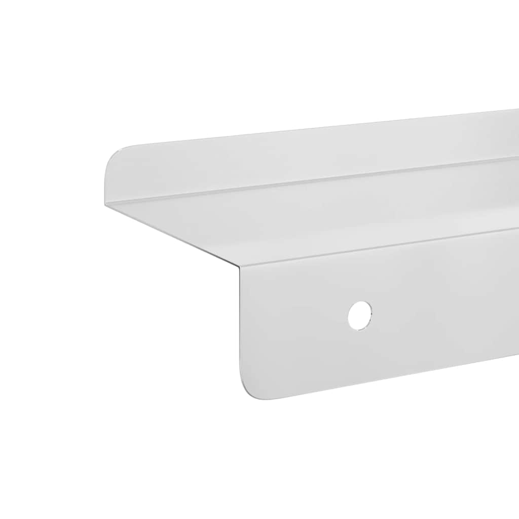 væghylder 3 stk. rustfrit stål sølvfarvet