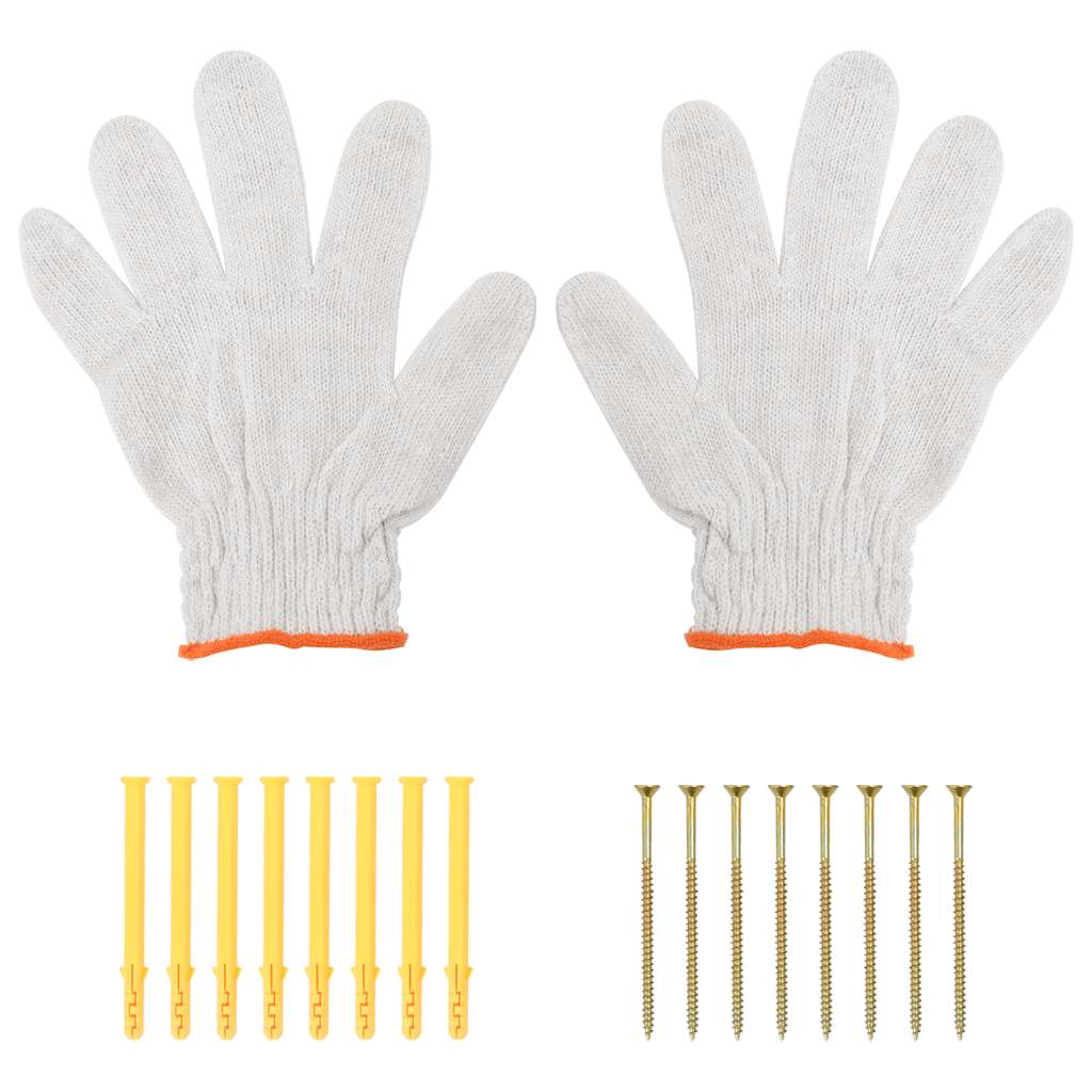 hyldebeslag 4 stk. 30x2,5x15,5 cm rustfrit stål sølvfarvet