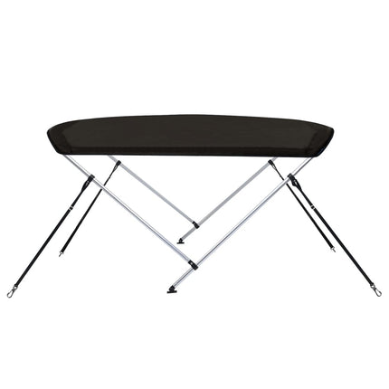 biminitop med 2 buer 180x130x110 cm sort