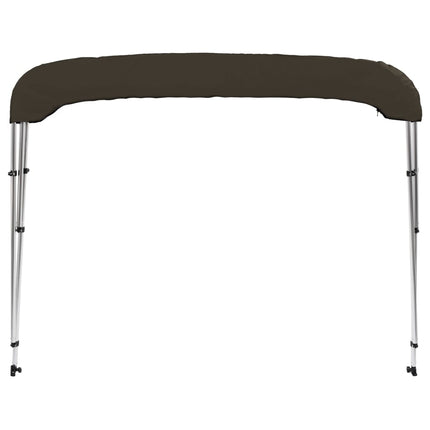 biminitop med 3 buer 183x140x137 cm sort