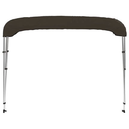 biminitop med 3 buer 183x196x137 cm sort