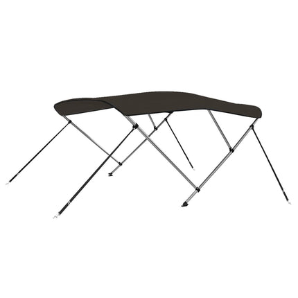 biminitop med 3 buer 183x196x137 cm sort