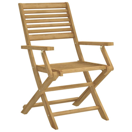 Klapstole 8 stk. 54,5x61,5x86,5 cm Massivt træ akacie