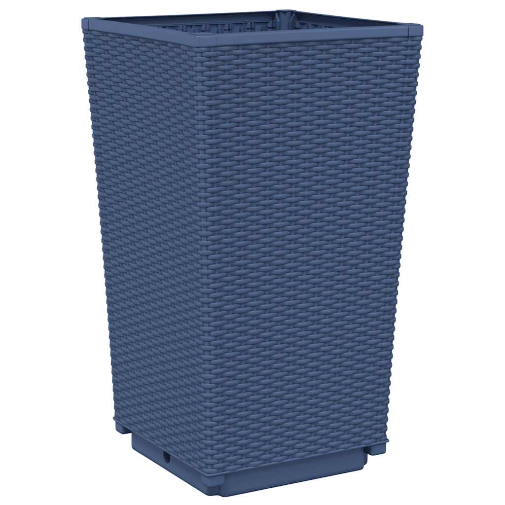 plantekurve 4 stk. 32,5x32,5x57 cm PP blågrå