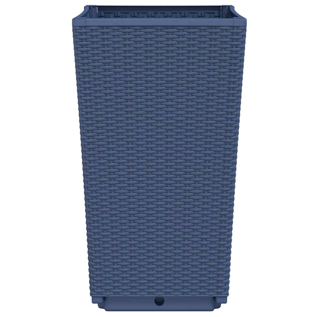 plantekurve 4 stk. 32,5x32,5x57 cm PP blågrå