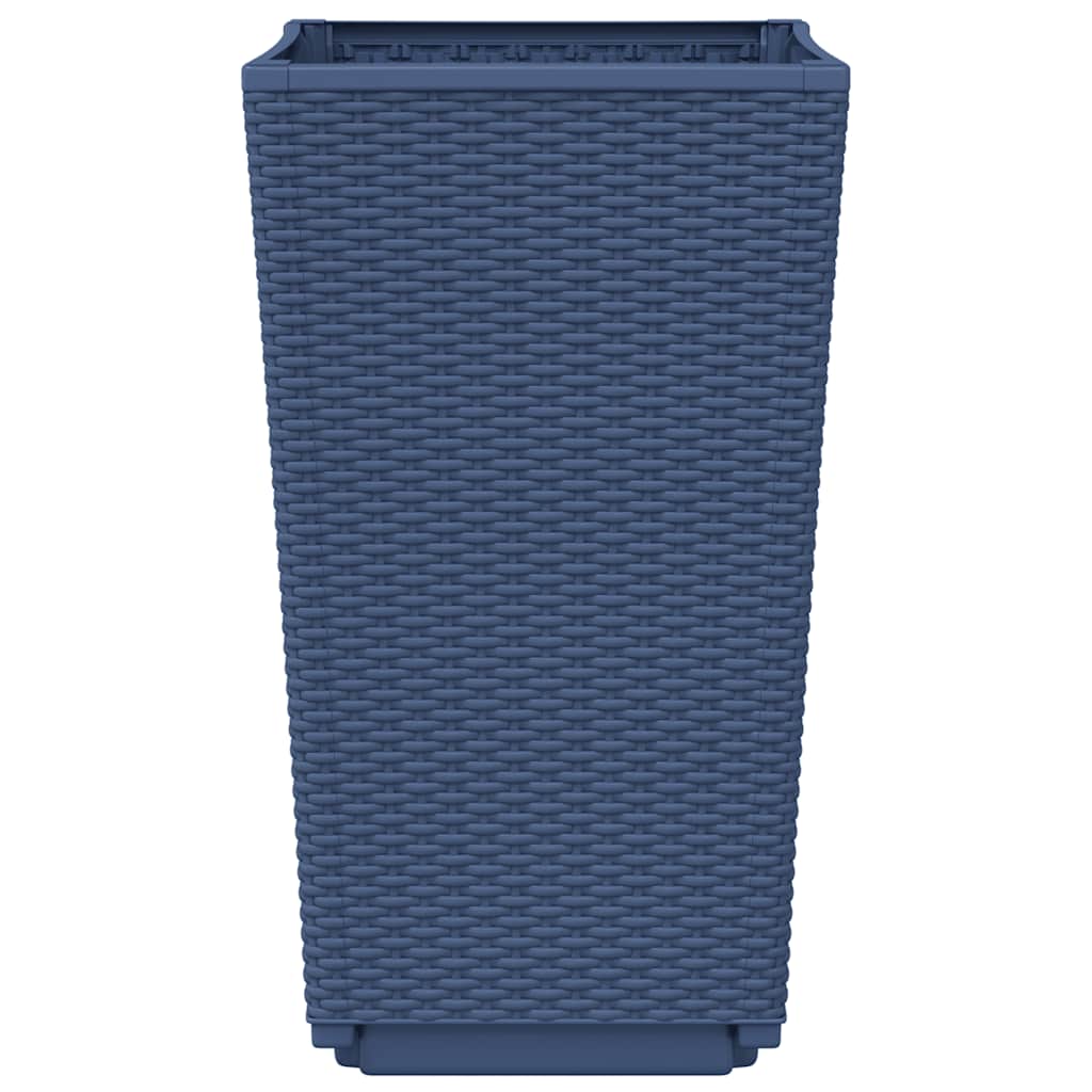 plantekurve 4 stk. 32,5x32,5x57 cm PP blågrå