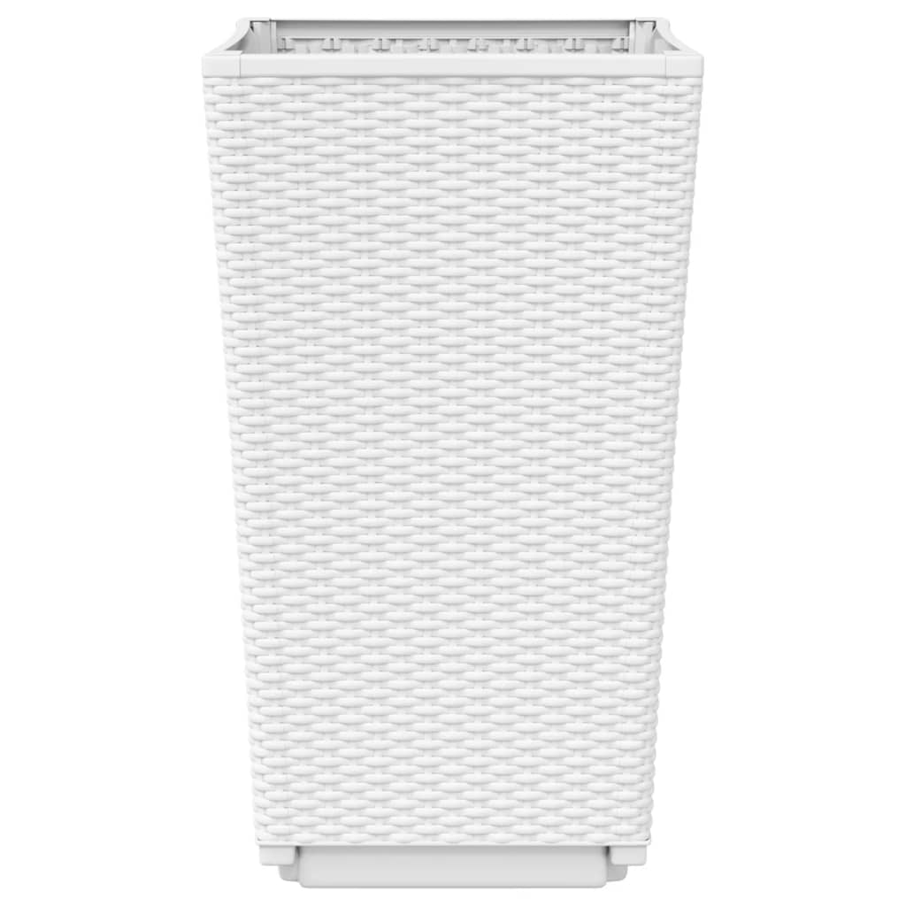 plantekurve 4 stk. 32,5x32,5x57 cm PP hvid