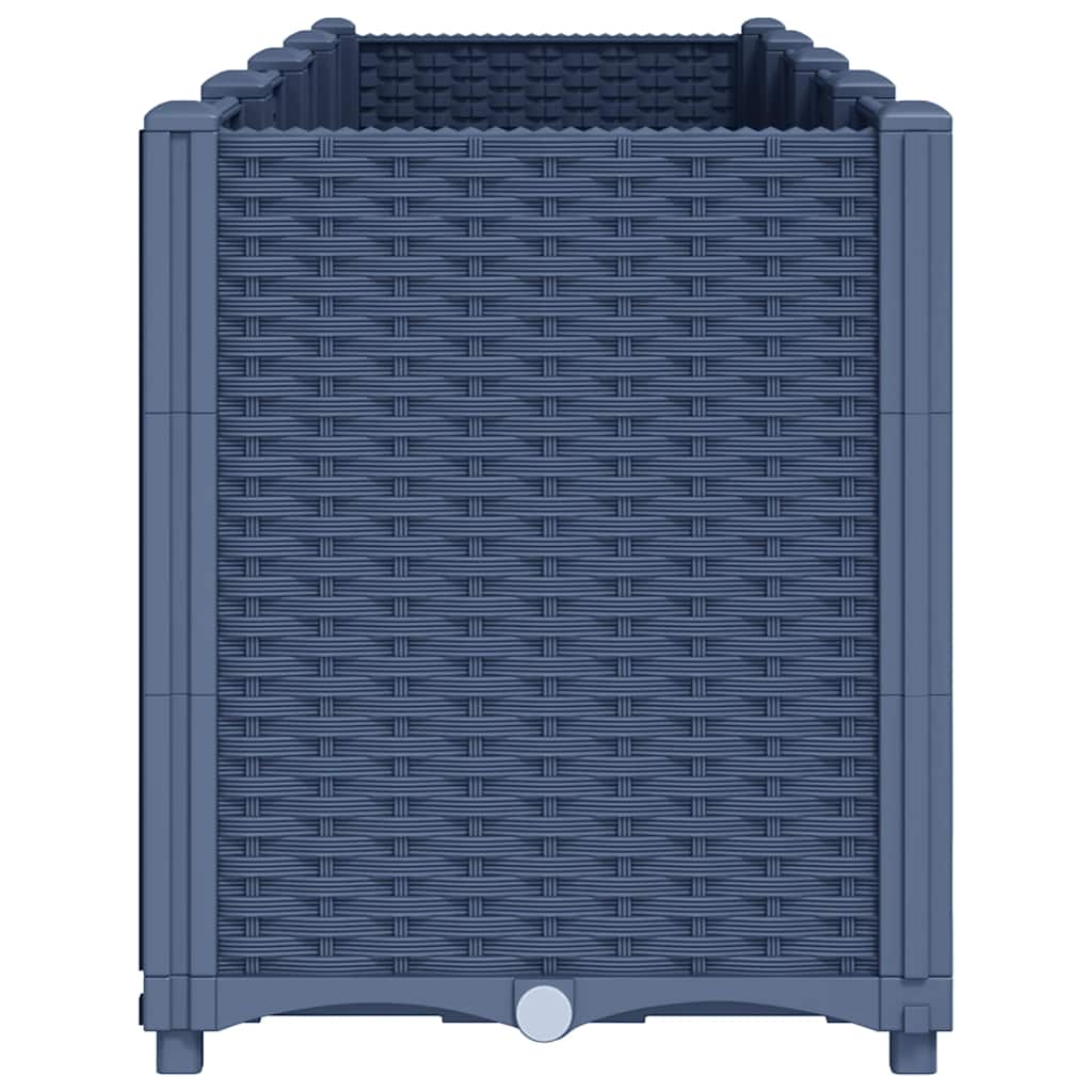 plantekasse 160x40x53 cm PP blågrå