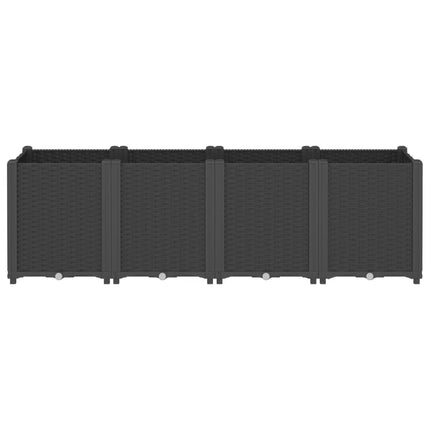 plantekasse 160x40x53 cm PP sort