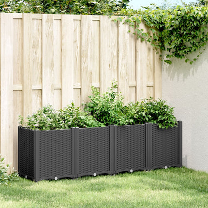 plantekasse 160x40x53 cm PP sort