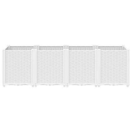 plantekasse 160x40x53 cm PP hvid