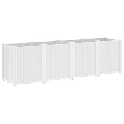 plantekasse 160x40x53 cm PP hvid