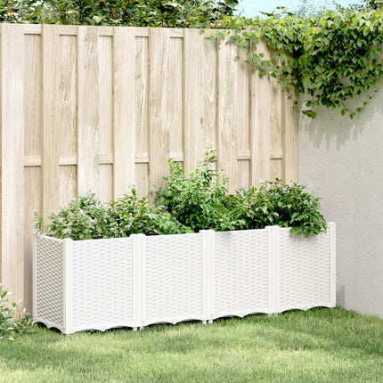 plantekasse 160x40x53 cm PP hvid