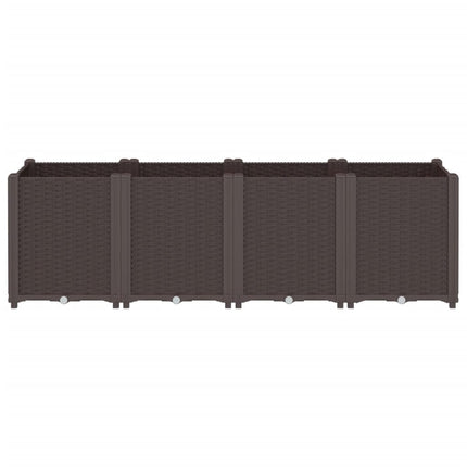plantekasse 160x40x53 cm PP brun